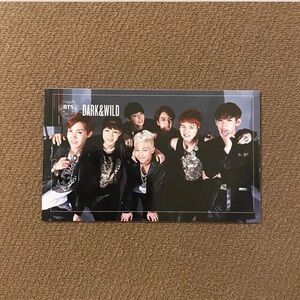 BTS Dark & Wild photo card